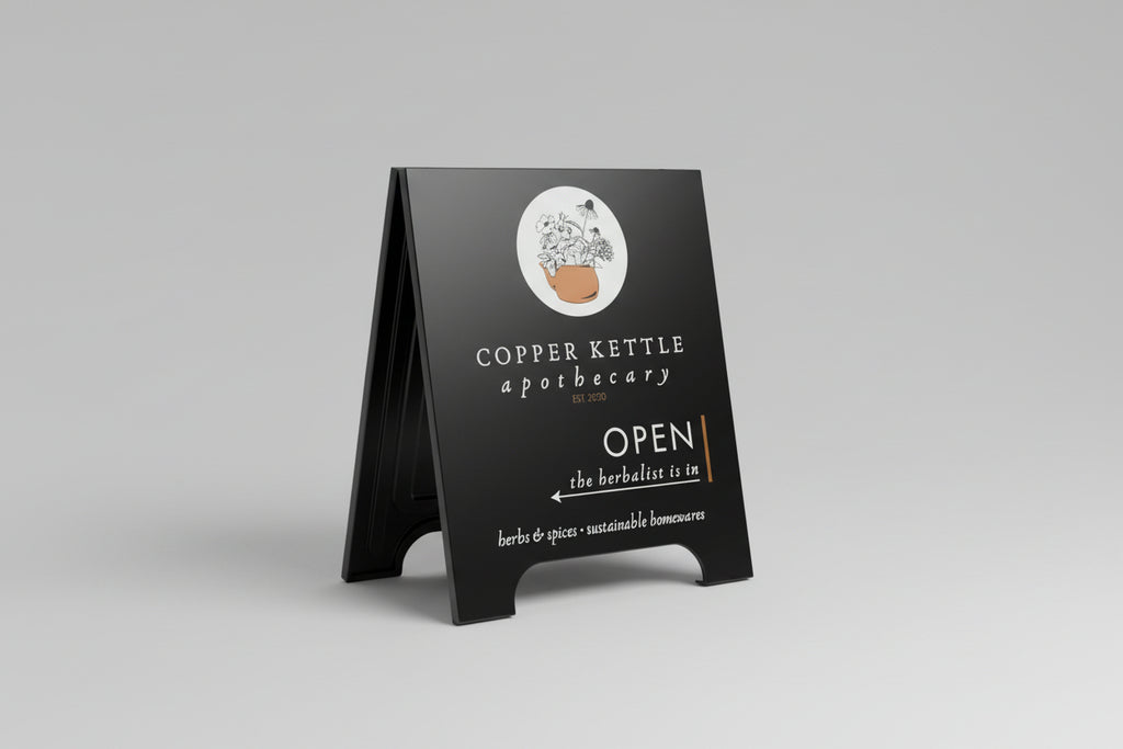 Copper Kettle Apothecary short magnetic a-frame