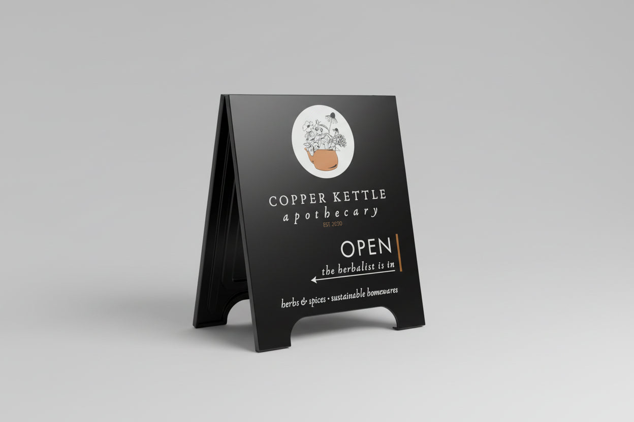 Copper Kettle Apothecary short magnetic a-frame