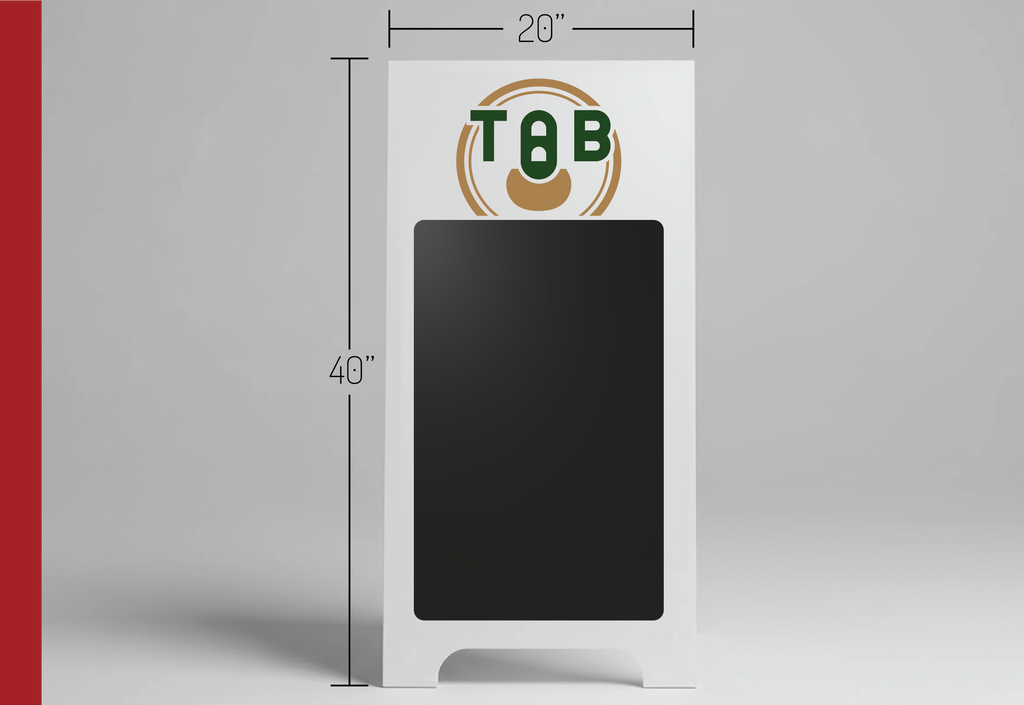 Writeable Magnetic Sidewalk Sign