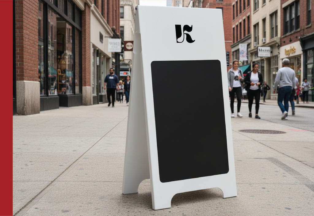 Writeable Magnetic Sidewalk Sign