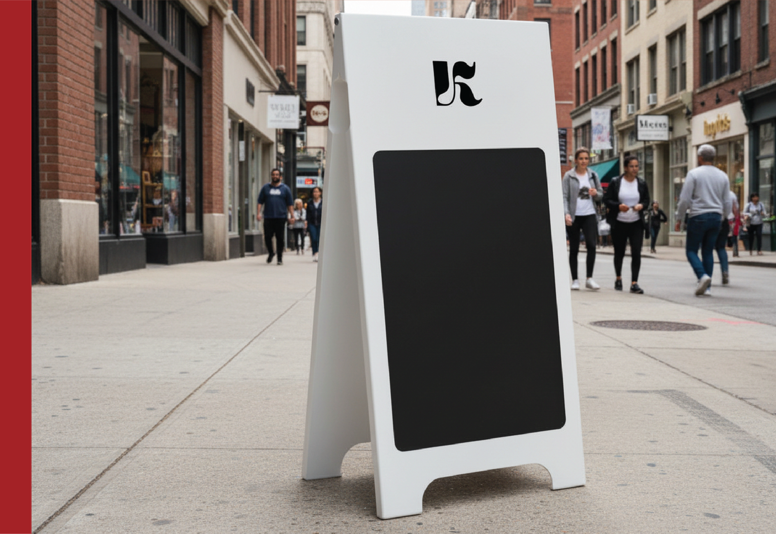 Writeable Magnetic Sidewalk Sign