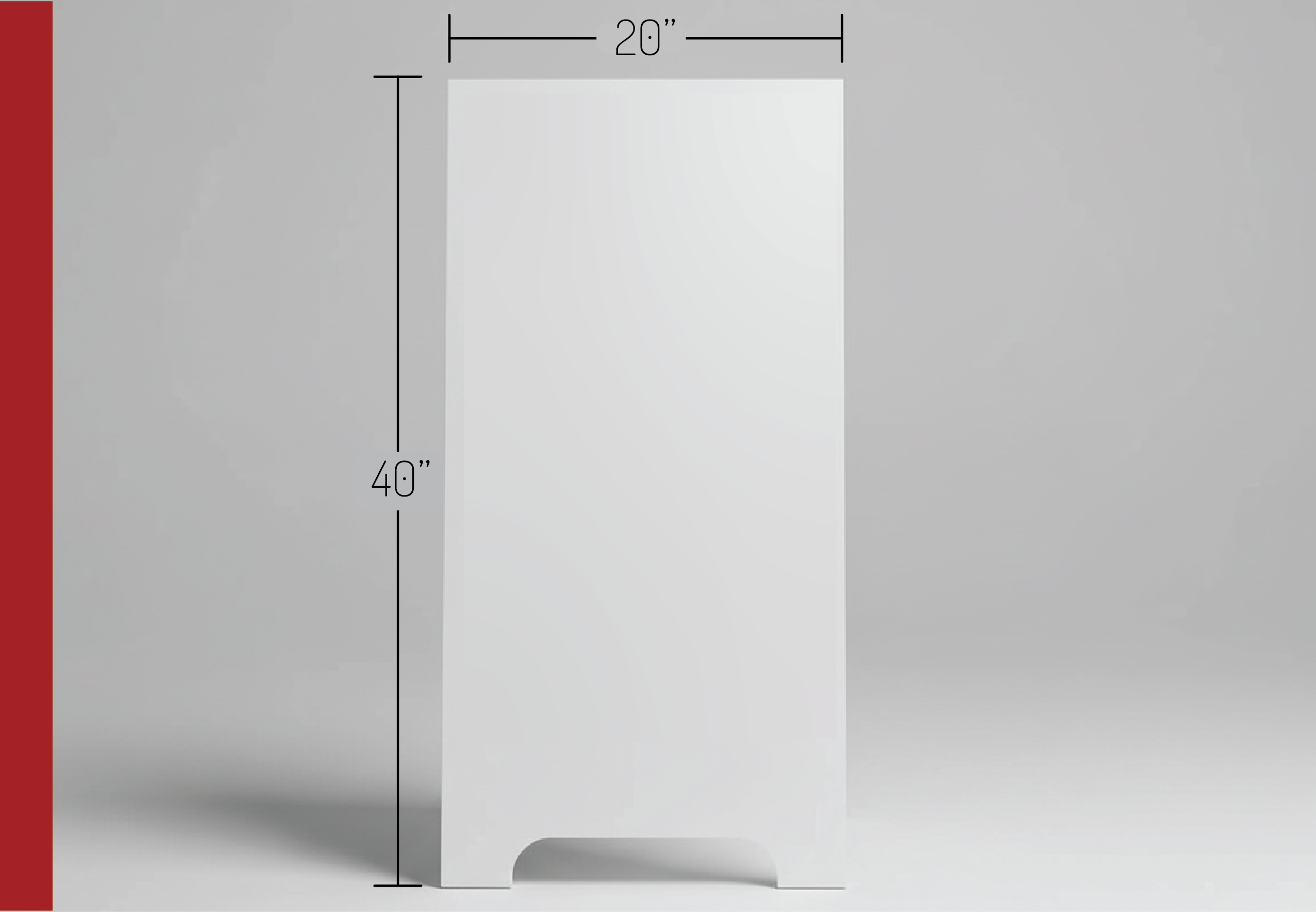 Blank Magnetic Sidewalk Sign