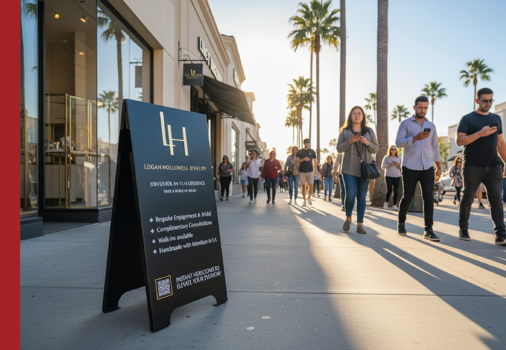 Magnetic Sidewalk Sign